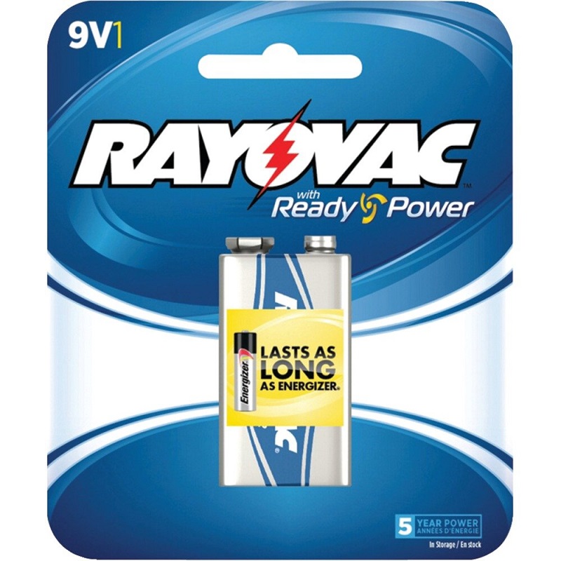Rayovac 9V Alkaline Battery